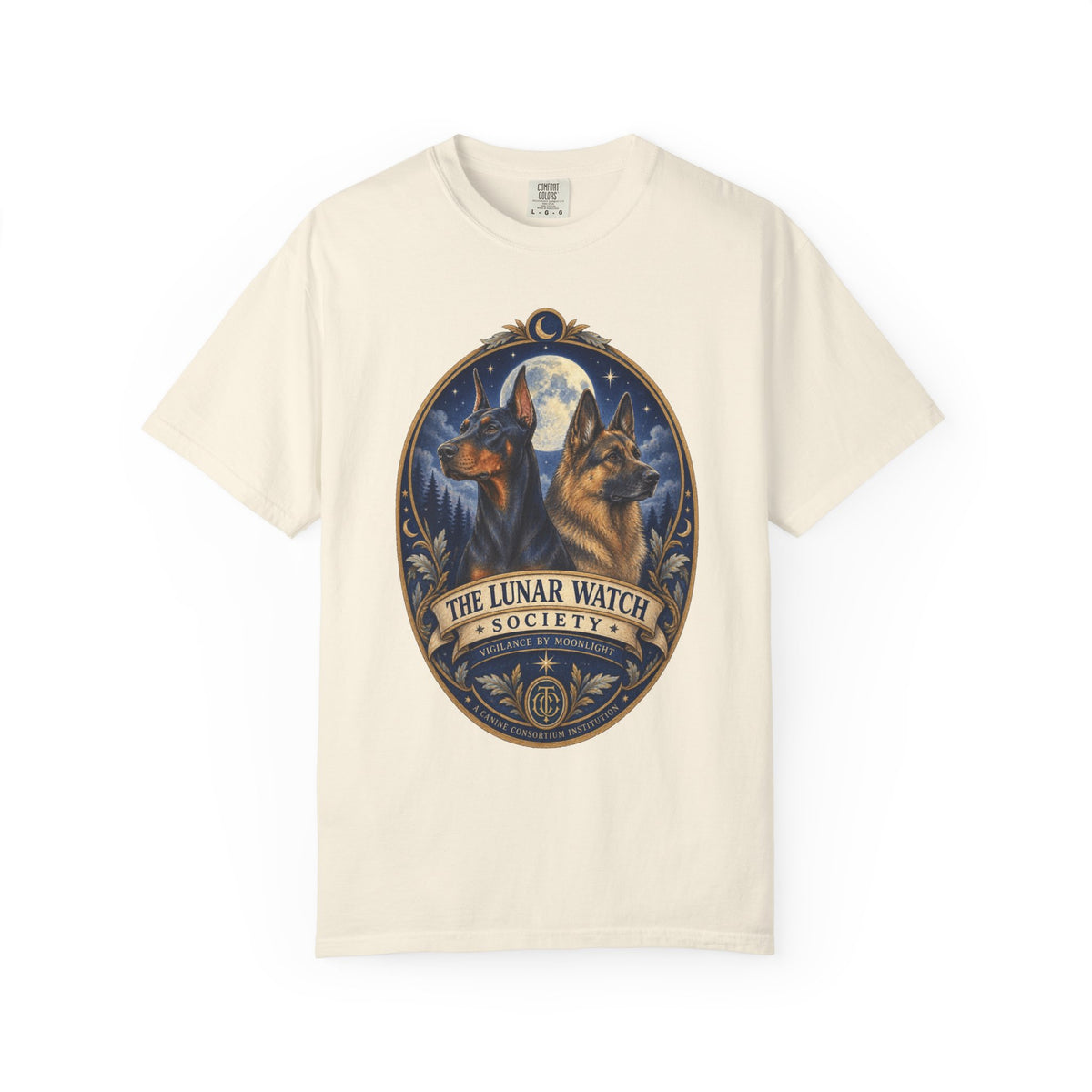 Lunar Watch Society Doberman and German Shepherd T-shirt product image