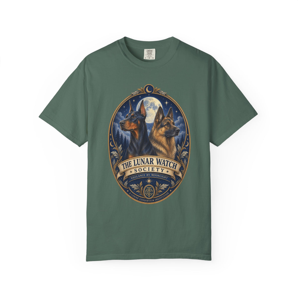 Lunar Watch Society Doberman and German Shepherd T-shirt product image
